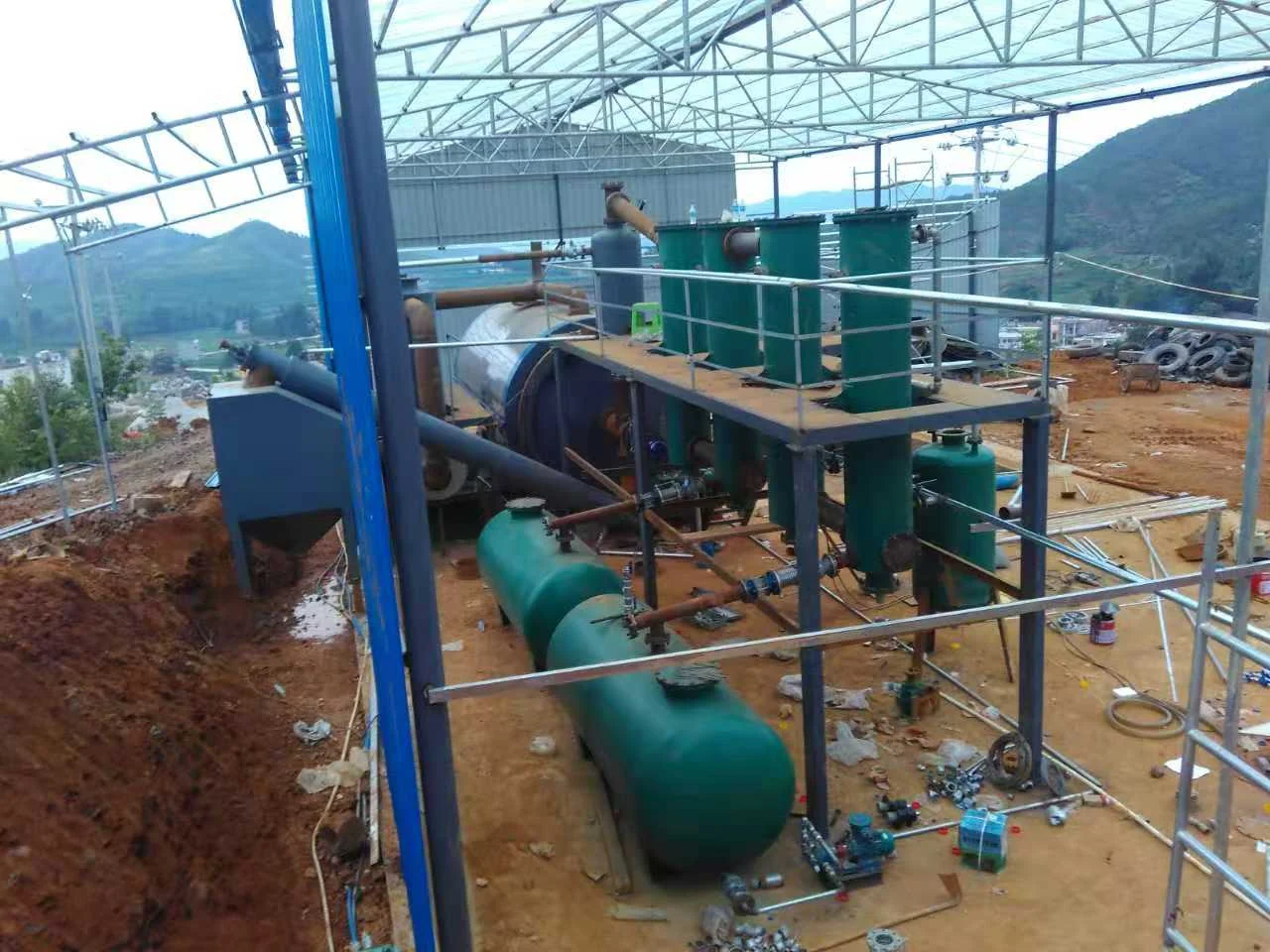 Zhaotong, Yunnan Province, southwestern China - mountainous terrain with long road hauls between population centers project equipment